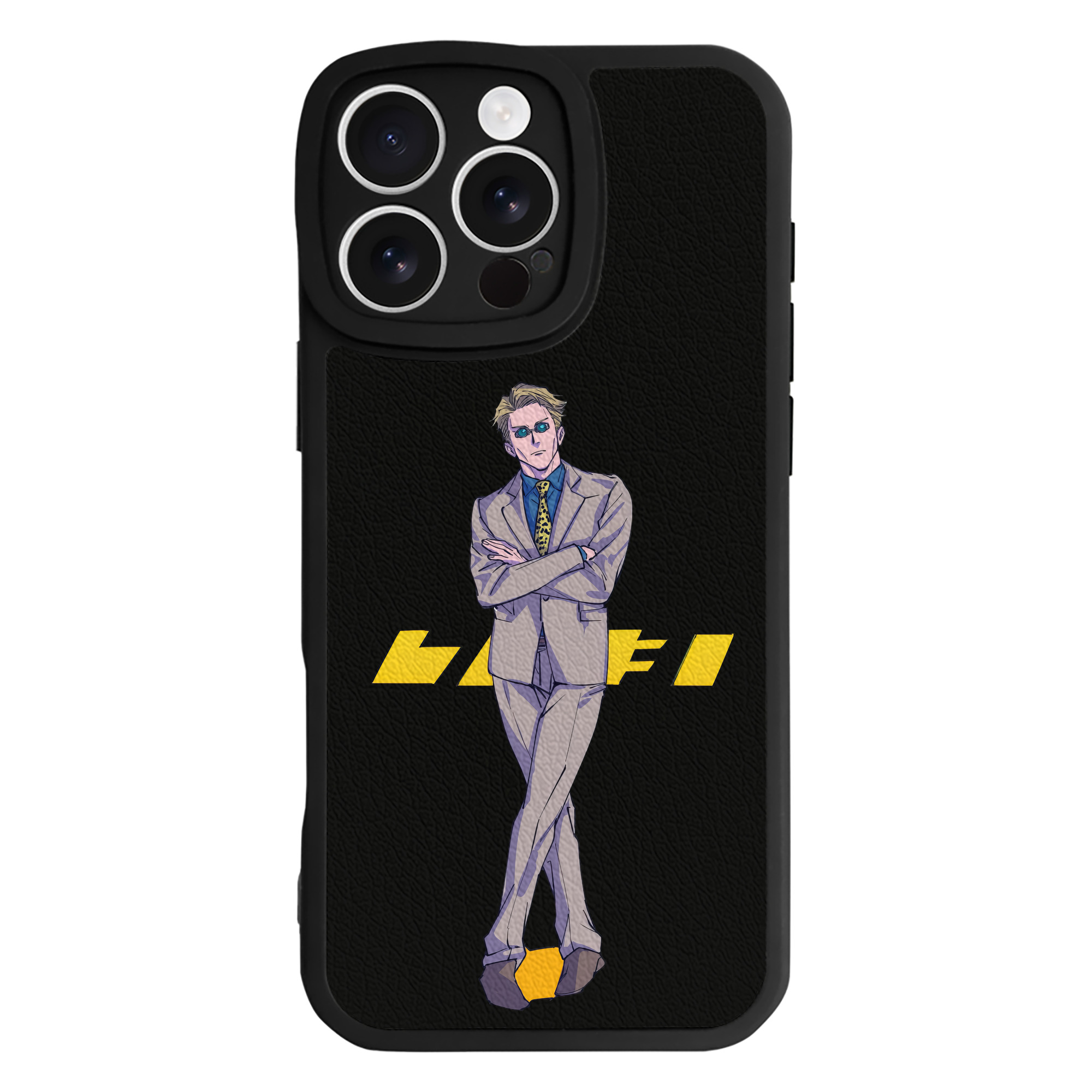 （画像用） 呪術廻戦 Jujutsu Kaisen 【iPhone 16シリーズ対応】シリコンスマホケース（レザー調） 材質：シリコン